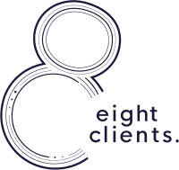 Eight Clients homepage